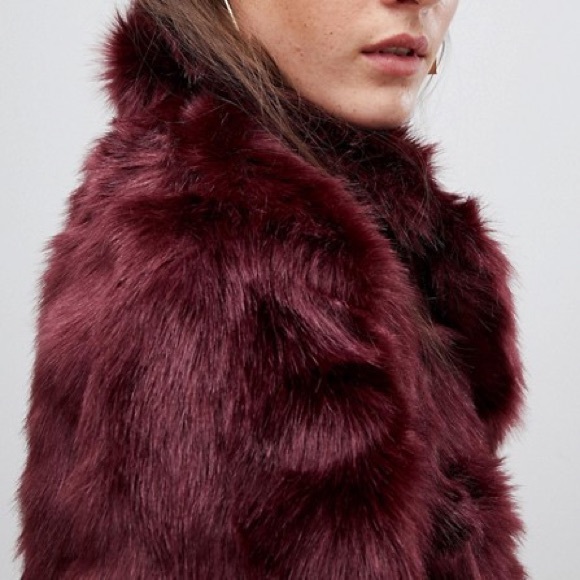 ASOS Faux Fur Coat - Picture 4 of 7